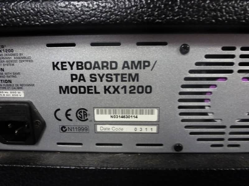 Behringer-KX1200-Keyboard-Amp-PA-System-15 Inch Sub-NICE | Reverb