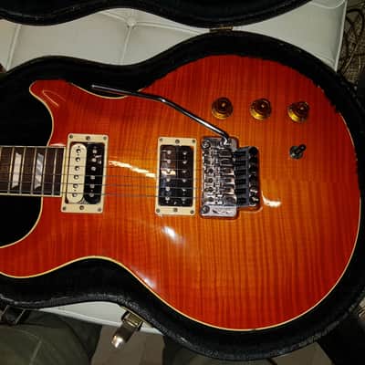 Hamer studio custom USA Sunburst Flamed Top  * Bound And Crown* Extremely RARE Version With Floyd rose image 11
