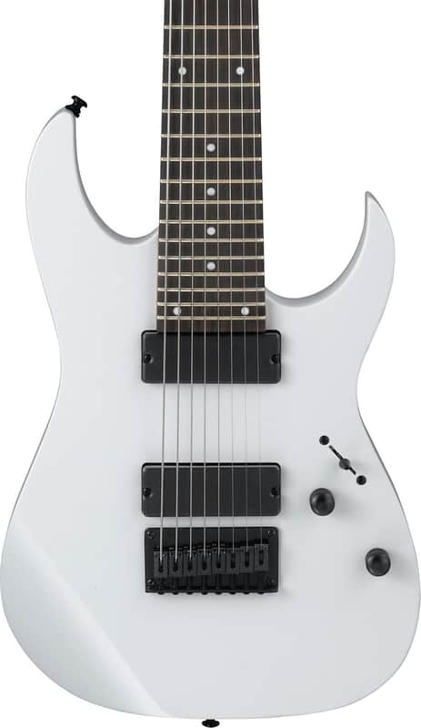 Ibanez RG8 Standard 8-String Electric Guitar, Jatoba Fingerboard, White image 1