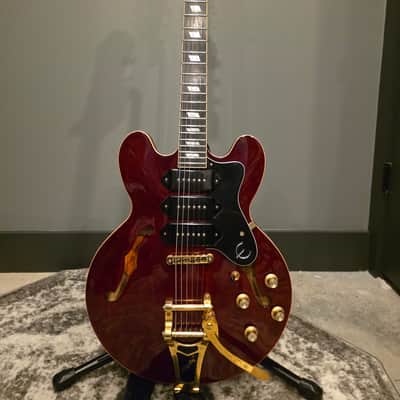 Epiphone Riviera Custom P93 2011 - 2019 Wine Red image 1