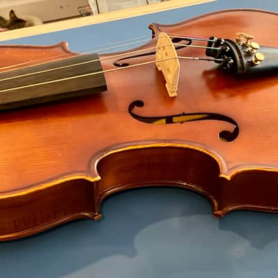 Helmke Viotti French Engineered 4/4 Violin w/ Case, Bow, & Strap image 5