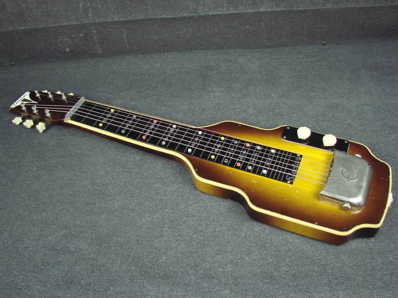 Vintage Epiphone Electar Six-String Electric Lap Steel Guitar W/Case image 1