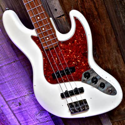 Keith Holland J Bass-ANS #1315 - Vintage White image 2