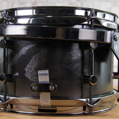 Click Custom Icon Snare Drum 6x10 Ash 8ply Black Satin Oil image 4