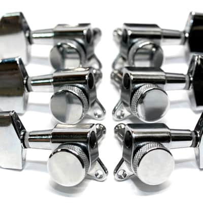 Brio 3x3 Locking Tuners 15:1 Ratio Chrome image 1