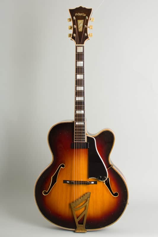 D'Angelico Special Cutaway Arch Top Acoustic Guitar (1954), ser. #1941, original brown hard shell case. image 1