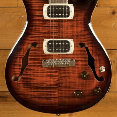 PRS SE Hollowbody I Piezo - Orange Tiger Smokeburst image 1