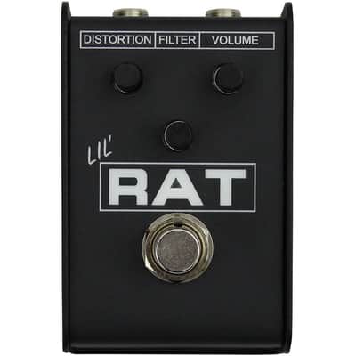 ProCo Lil RAT Distortion Pedal Compact Guitar Effects with Flat Patch Cable image 2