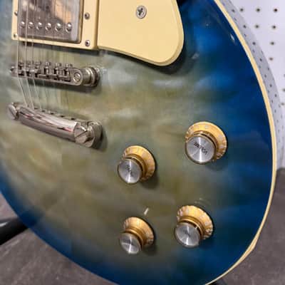 Epiphone Les Paul Standard Plus Top PRO 2012 - 2019 - Translucent Blue image 5