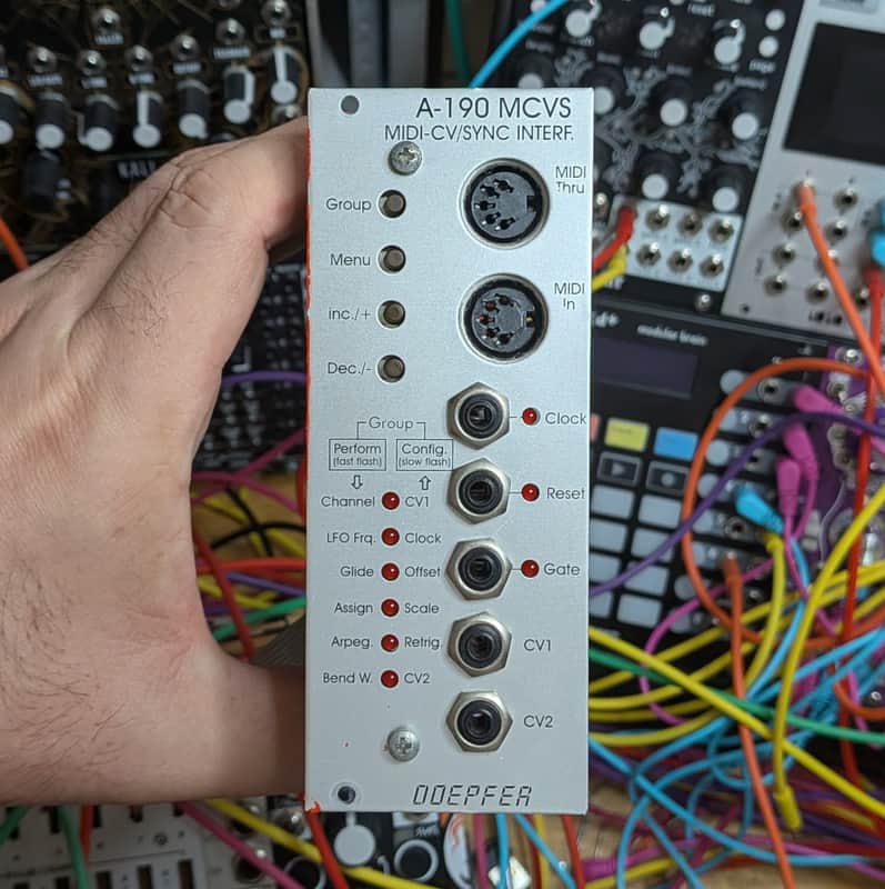 Doepfer A-190 MIDI CV / Sync Interface 2010s - Silver image 1