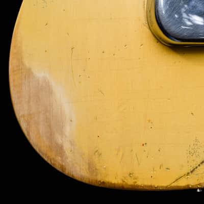 Dax&Co. 50's Esquire 2018 Vintage Blonde W/ Fender Telecaster Parts, FAT Neck, Bakelite Guard & Case image 10