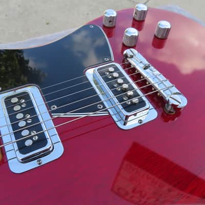FENDER 1998 TELE-SONIC 1998 CRIMSON RED TRANSPARENT EARLY RUN 1st YEAR near MINT ORIGINAL! image 8