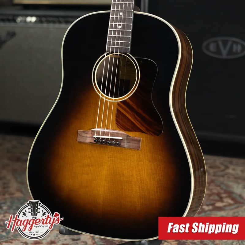 Eastman E20SS-TC Thermo-Cured Dreadnought Acoustic Guitar - Sunburst with Hardshell Case image 1