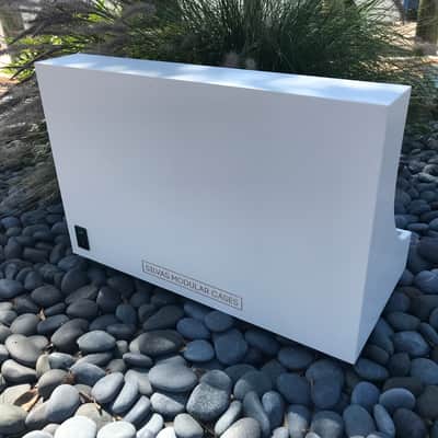 Silvas Modular Cases Powered 9U 112HP Eurorack Studio Case 2022 White image 2