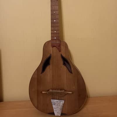 Unique Acoustic Guitar 7 string USSR Soviet Chernihiv Pear Shaped Ukrainian Vintage and Rare image 2