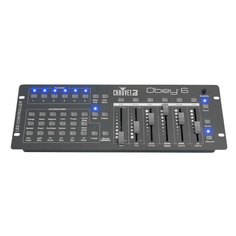 Chauvet DJ Lighting Obey 6 Universal DMX-512 Wash Light Controller RGBAW+UV image 1