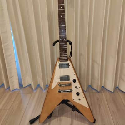 Unique Piece Epiphone '67 Flying V 1994 KOREA Wood ! image 1