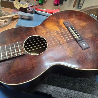 Slingerland Hawaiian Steel Guitar 1920s Vintage Acoustic Parlor Guitar image 3