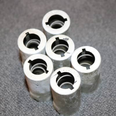 Vintage 1960s Fender Preamp Tube Covers - Lot of 6 - No Tariffs image 3