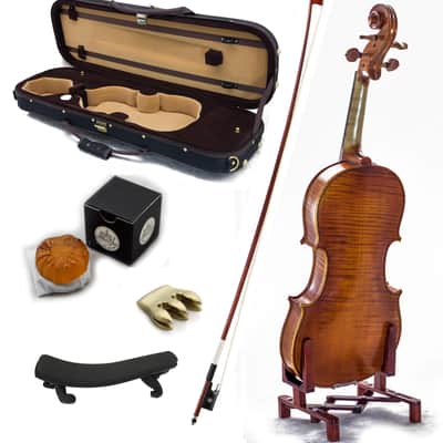 SKY 4/4 Full Size Antique Style Professional Handmade VN401 Violin Kit w Case Bow Rosin Mute image 1