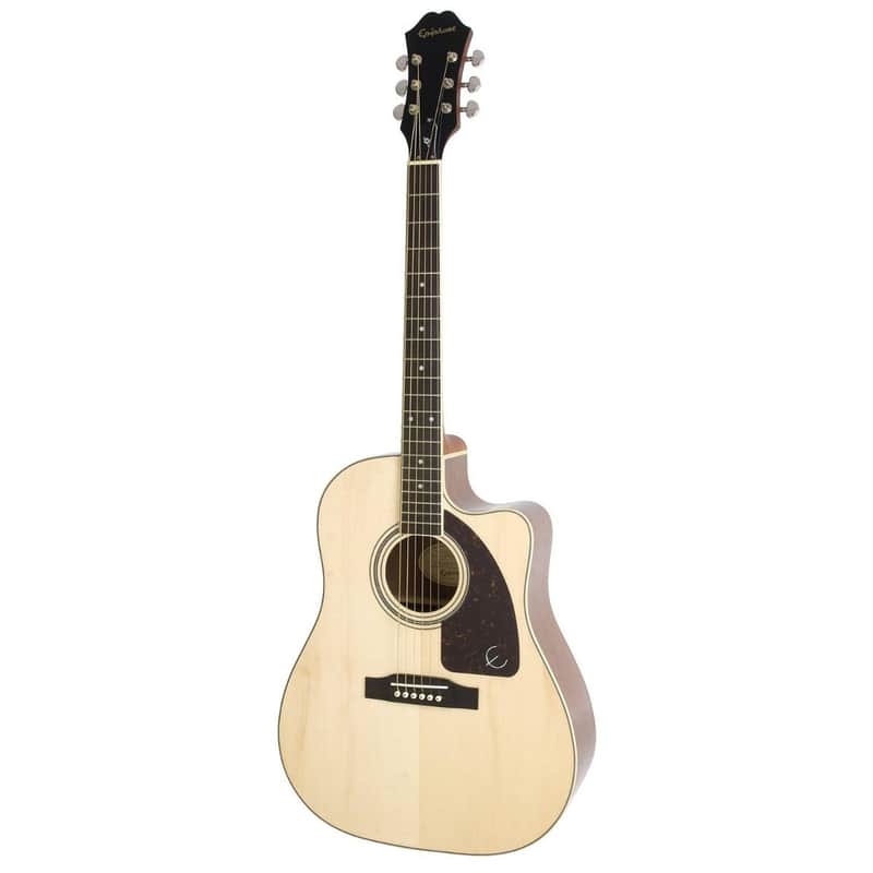 Epiphone AJ 220SCE Advanced Jumbo Acoustic Electric Guitar Natural image 1