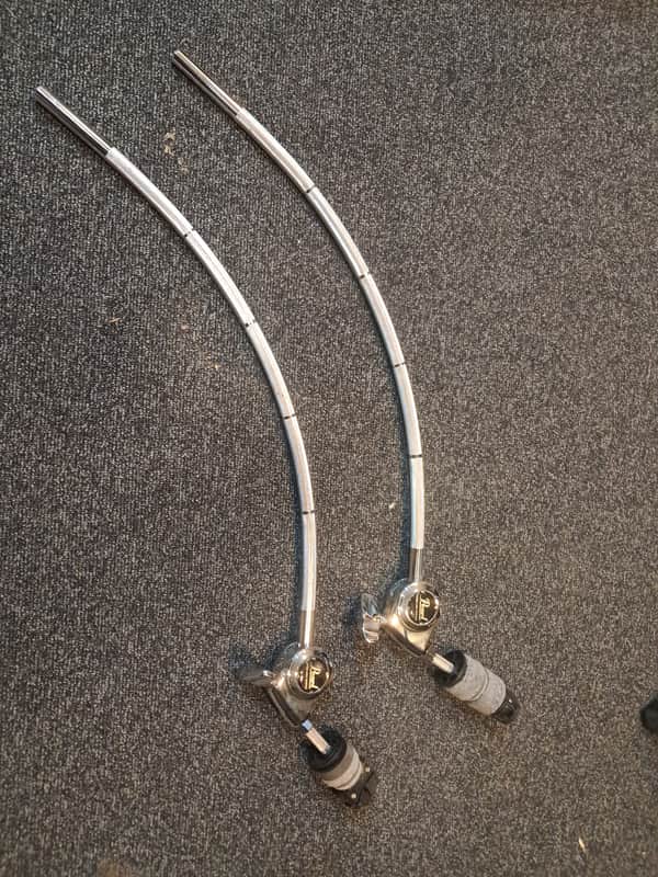 Pearl CHC100 Boomerang Curved Cymbal Boom Arm 2010s - Chrome image 1