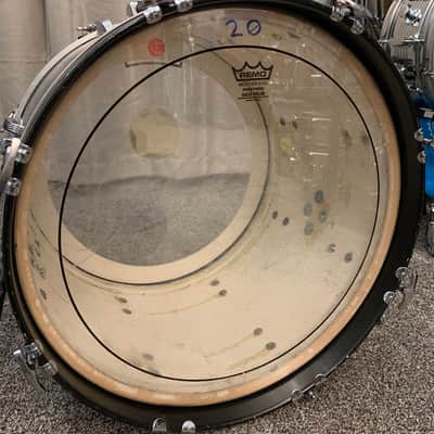 Ludwig No. 987 "Super Beat" Outfit 9x13 / 16x16 / 14x20" Drum Set with Keystone Badges - Blue Sparkle image 6