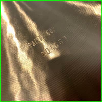 Paiste Vault Release 0115: Formula 602 Blue Label 20" Heavy FlatRide Flat Ride COLLECTOR GRADE HOLY GRAIL GEM! image 5