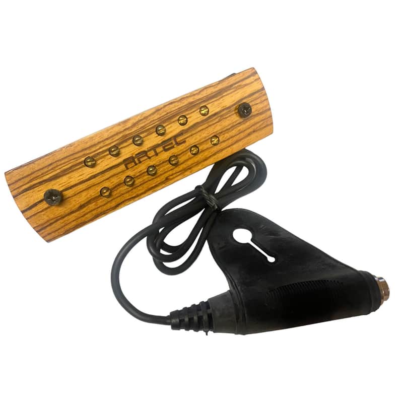 Artec WSH12-ZB-OSJ Zebra Wood Acoustic Soundhole Humbucker Pickup - No Mods! image 1