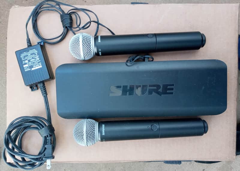 Shure BLX 88 SM58 2010s - black image 1