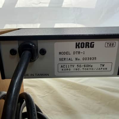 Korg DTR-1 ToneWorks Rackmount Digital Tuner 1990s - Black image 6