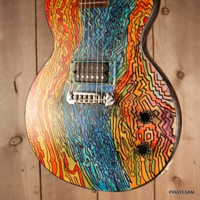 Epiphone Les Paul Junior Custom Art guitar KOREA - Custom image 8