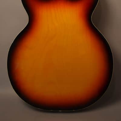 1970s Aria Diamond 5102T Hollowbody Electric Guitar Sunburst MIJ image 4