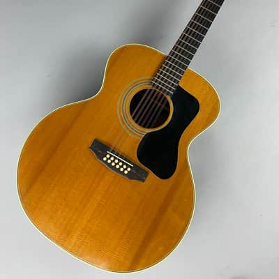 1974 Guild F212 - Natural Spruce top , Mahogany Back and sides .. USA Made Jumbo 12 String  W Original Hardshell case image 2