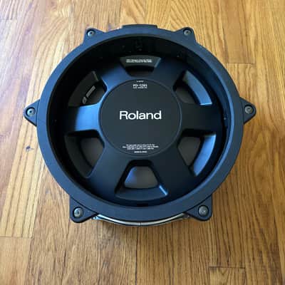 Roland PD-128S V-Pad 12" Mesh Snare Drum Pad (No Mount) 2010s - Black Chrome image 1