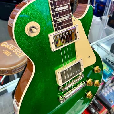 Gibson Custom Shop Wildwood Spec 1957 Les Paul Standard, Green Sparkle with Case image 7