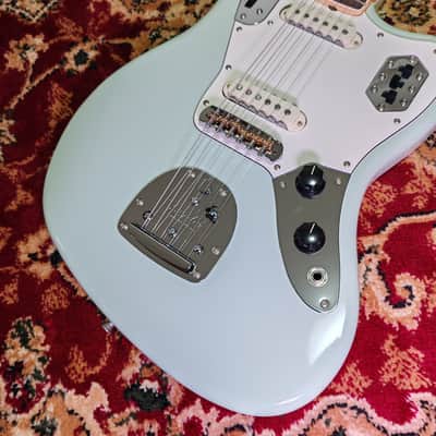 *NEW IN BOX* 2026 Fender Japan Moeka Shiotsuka Jaguar moni 羊文学 (Hitsujibungaku) Limited Edition with Exclusive Strap - Aged Sonic Blue MIJ JD26 image 8