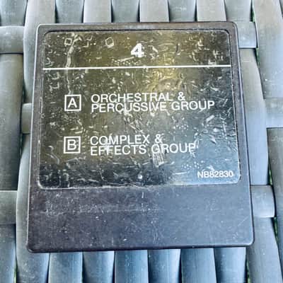 Vintage Yamaha Data ROM #2 Cartridge Orchestra, Percussion/Complex Effects Group image 1