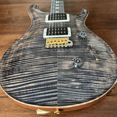 PRS Custom 24 Electric Guitar Charcoal Hybrid Package Pattern Thin 10-Top 0397875 image 3
