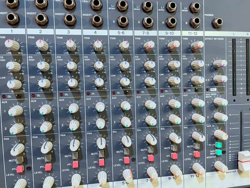 TASCAM M-08 8 Channel Analog Mixer - Vintage Mixing Console | Reverb