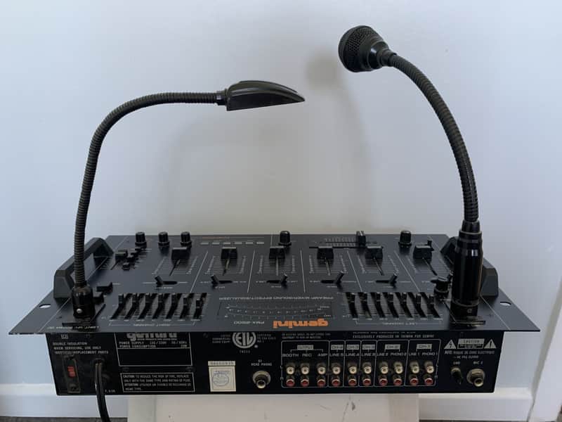 Gemini Gemini PMX-2500 DJ Mixer with gooseneck Mic & lamp | Reverb