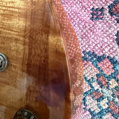 Crow Hill Double Cut - Brazilian board, flamed Koa top image 10
