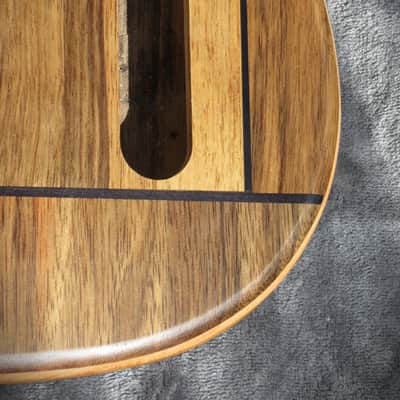 Babik Custom Telecaster Style body, Black Limba, handmade, Art Top image 5