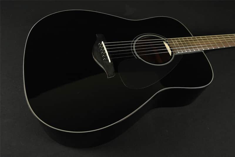 Yamaha FG800 Solid Top Acoustic Guitar - Black (584) image 1