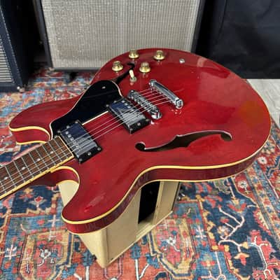 Yamaha SA700 Semi Hollowbody ES335 Type 1981 Persimmon Red image 6