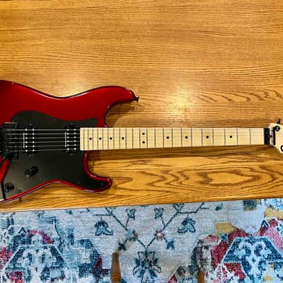 2013 Charvel Pro-Mod So-Cal Style 1 HH FR M Electric Guitar Maple Fingerboard Quarter Sawn Maple Neck Candy Apple Red Floyd Rose Seymour Duncan MIM Mexico Superstrat Super Low First Year Serial Number (CM000501) San Dimas image 16