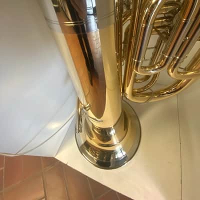 New Alexander model 155 F Tuba in Gold Brass, 5 valves,Lacquered, Nickel-Silver Garland;with Care Kit image 12