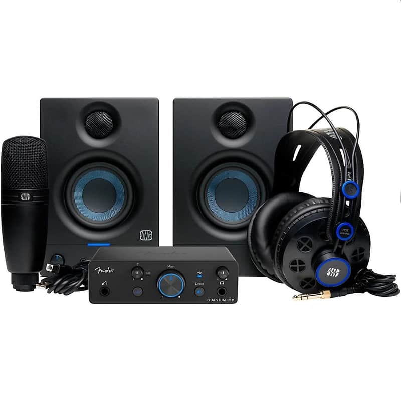 FENDER STUDIO QUANTUM BUNDLE Complete Hardware Software Recording Package image 1