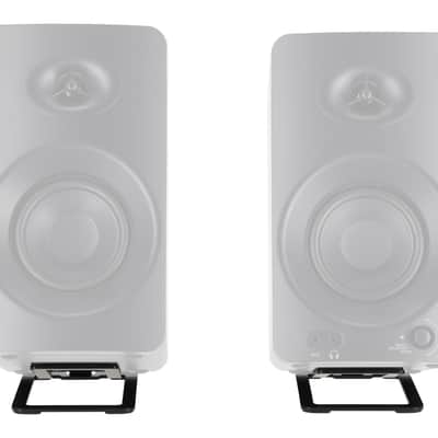 Pair Rockville ASM4 4" Studio Monitor Computer Speakers+Low Profile Riser Stands image 3