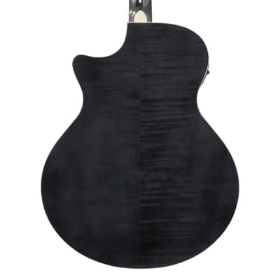 Used Ibanez AE170 Acoustic-Electric Guitar - Transparent Black High Gloss image 7